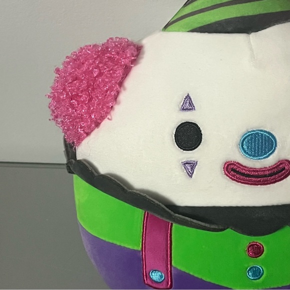 Squishmallow Umberto the Clown Blacklight Squad 8” NWT - Picture 10 of 14